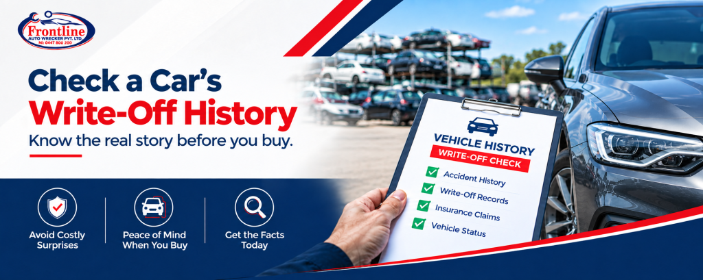 how to check if car is a write off
